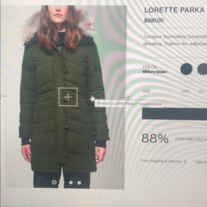 Canada Goose Lorette Fur-Trim Down Parka